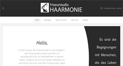 Desktop Screenshot of haarmonie-ag.de